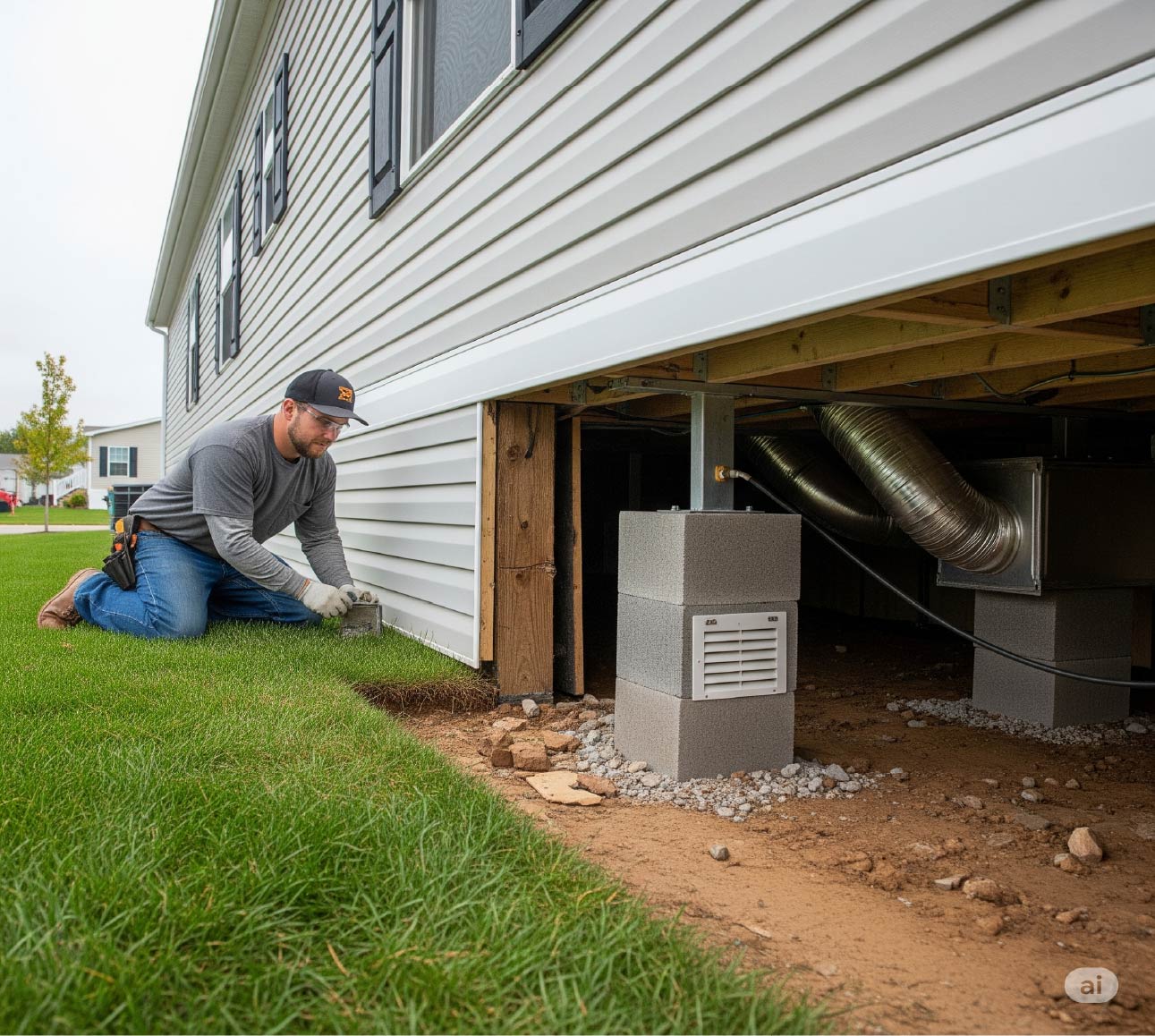 Hurricane preparation services skirting and underpinning company in Florida