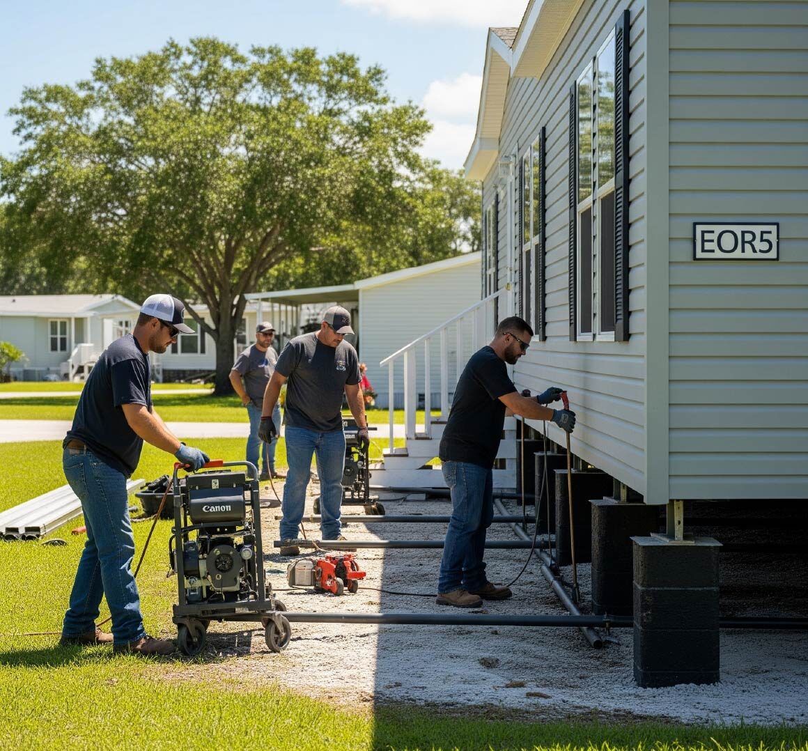 manufactured home company in Florida providing foundation reinforcement services